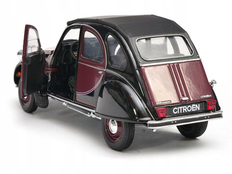 Welly Citroen 2CV 6 Charleston 1:24 černá burgund